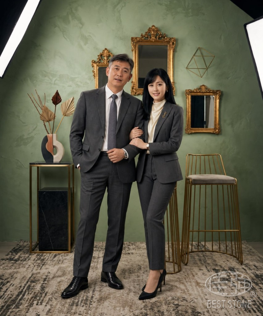 董事長林煥燦及他的女兒林詩慧